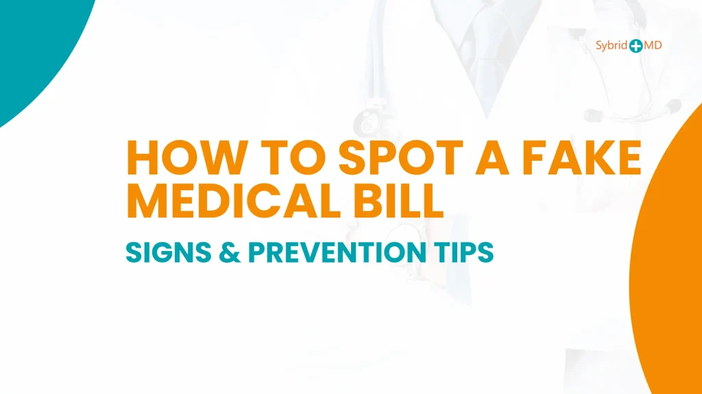 How to Spot a Fake Medical Bill